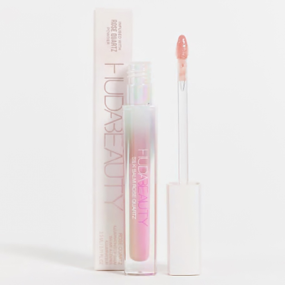 Huda Beauty Rose Quartz Silk Balm Gloss (NEW in Box)